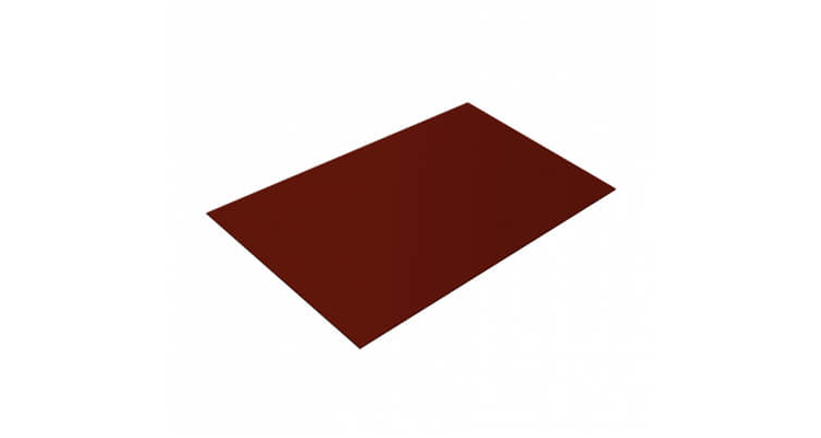 Плоский лист 0,4 PE RAL 3009 оксидно-красный