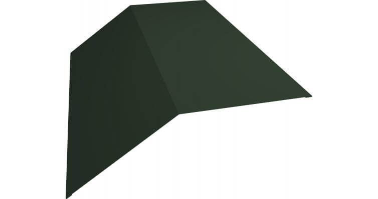 Планка конька 190х190 GreenCoat Matt RR  11 темно-зеленый