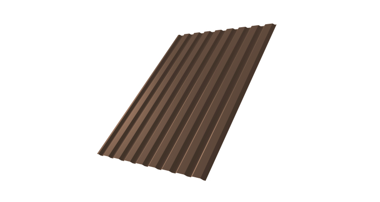 Профнастил С20А 0.45 Drap RAL 8017 шоколад