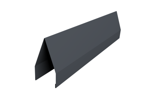 Ламель забора жалюзи Tokyo 0,5 Velur X с пленкой RAL 7024 мокрый асфальт